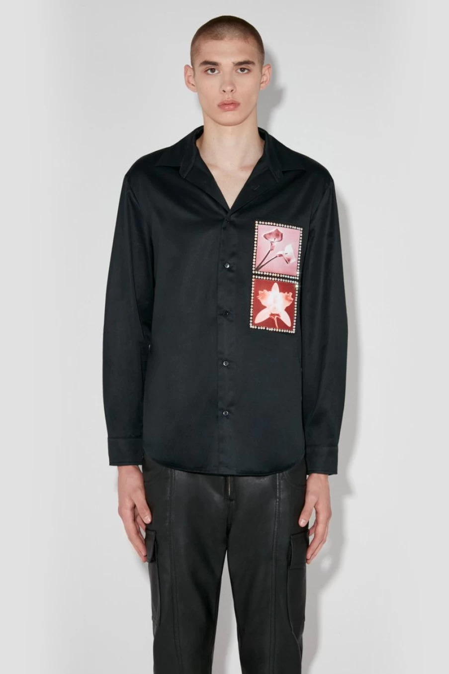 MISBHV Lily / Orchid / Robert Mapplethorpe Shirt Black Hot