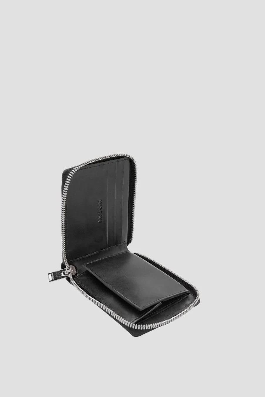MISBHV Embossed Zipped Wallet Black Hot
