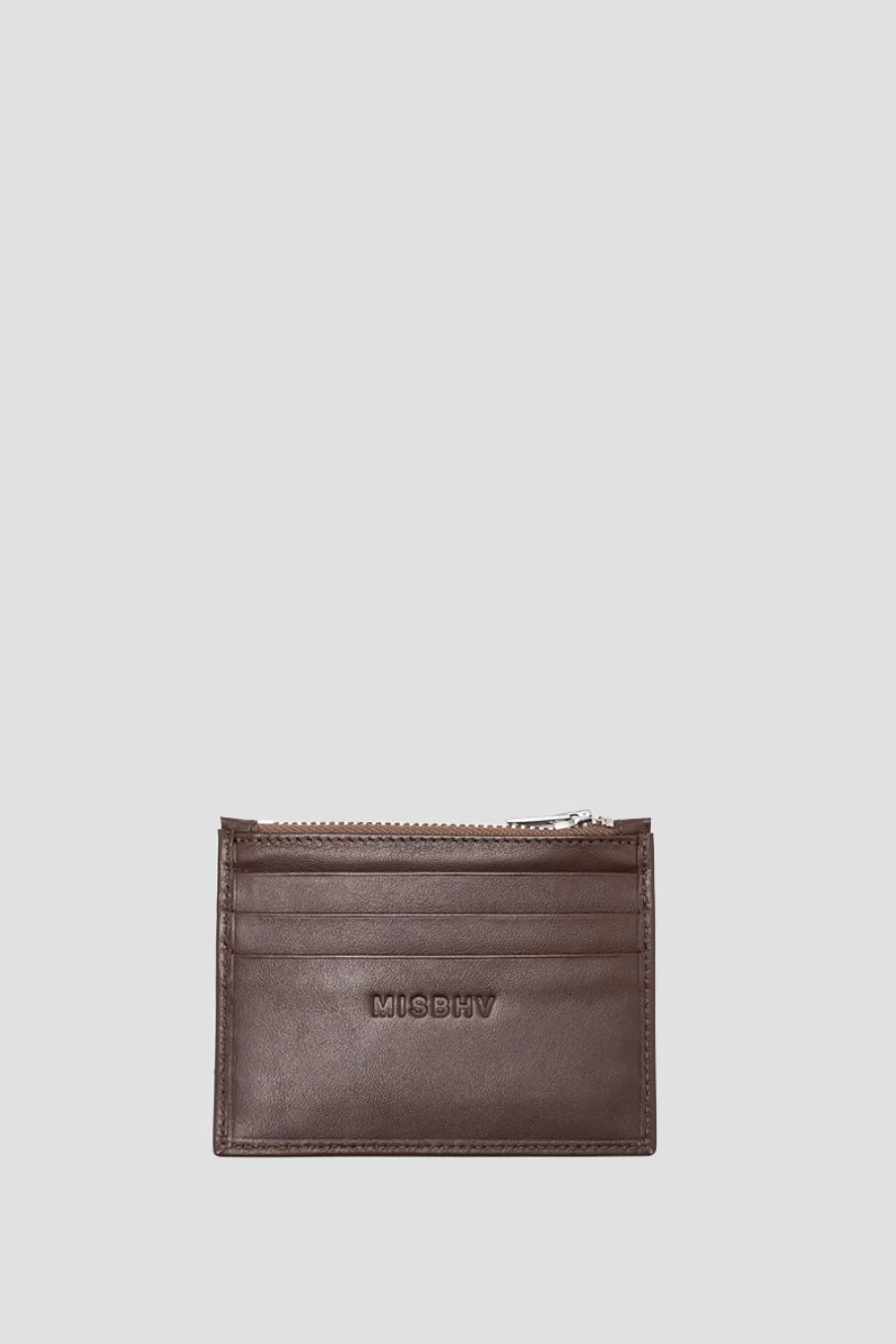 MISBHV Jacquard Monogram Card Holder Brown Hot