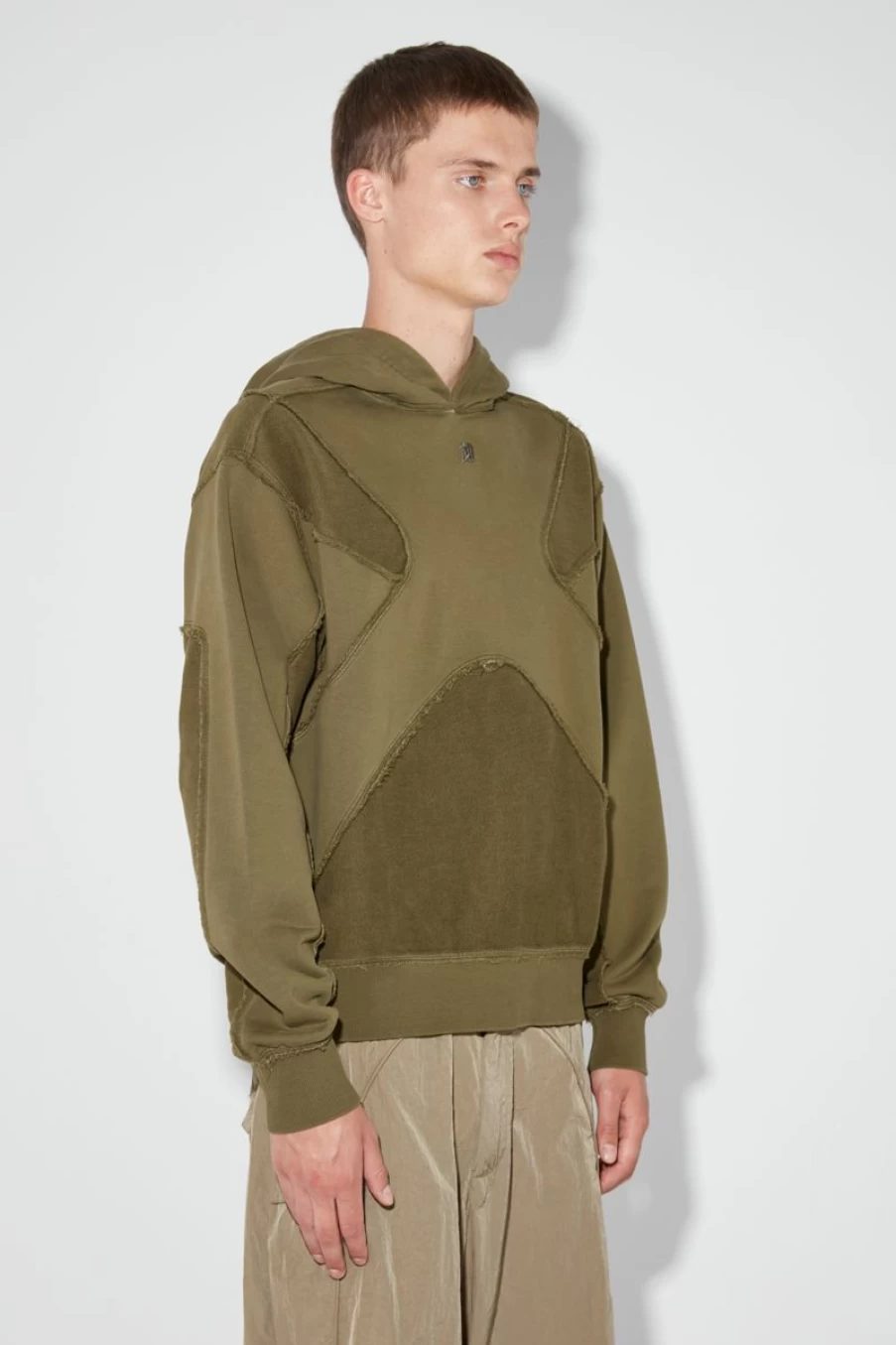 MISBHV X Hoodie Grunge Olive Wholesale